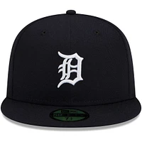 Youth New Era Navy Detroit Tigers Authentic Collection On-Field Primary Logo 59FIFTY Fitted - Hat