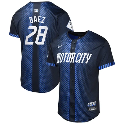 Youth Nike Javier Baez Navy Detroit Tigers 2024 City Connect Limited Jersey