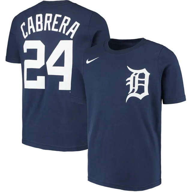 Lids Detroit Tigers Stitches Youth Snow T-Shirt - Heathered Navy