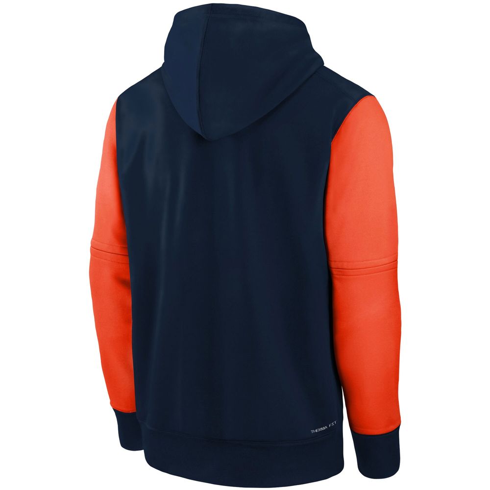 Nike Youth Nike Navy/Orange Detroit Tigers Authentic Collection Performance  Pullover Hoodie