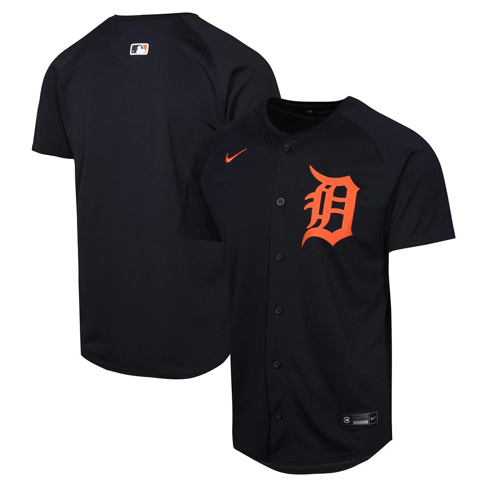 Maillot Nike bleu marine Detroit Tigers Alternate Limited pour jeunes