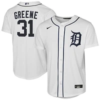 Youth Nike Riley Greene White Detroit Tigers Home Replica Player Jersey
