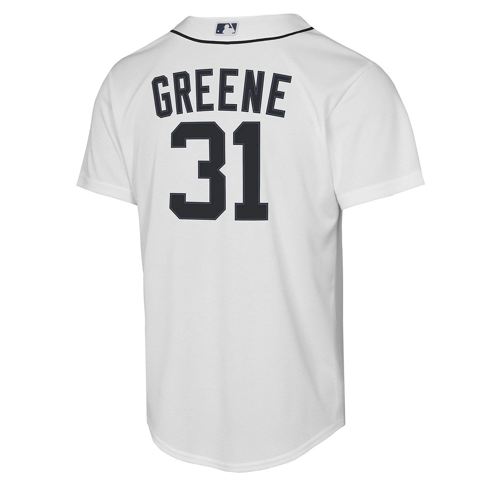 Youth Nike Riley Greene White Detroit Tigers Home Replica Player Jersey