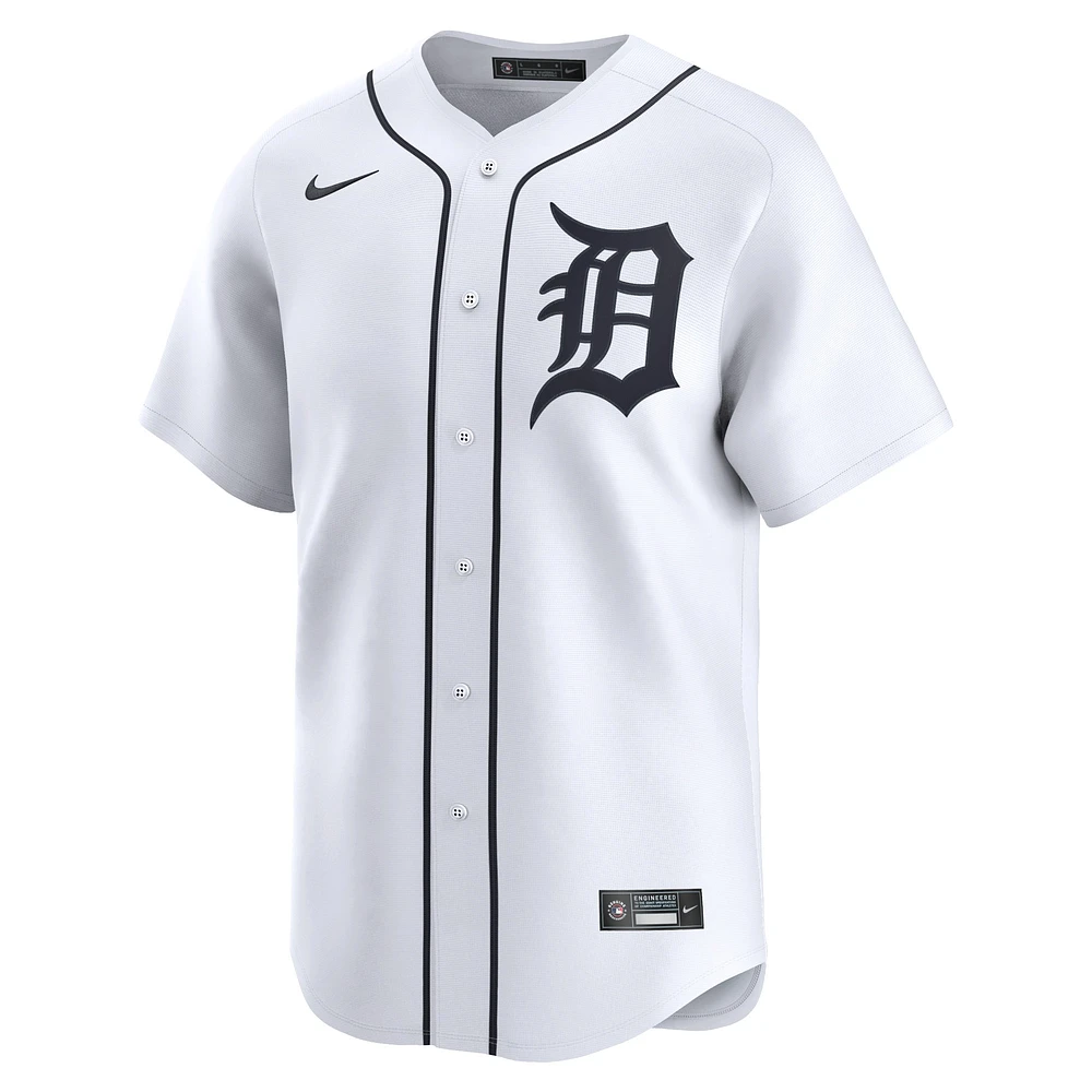 Maillot de joueur Nike Spencer Torkelson blanc Detroit Tigers Home Limited pour jeune