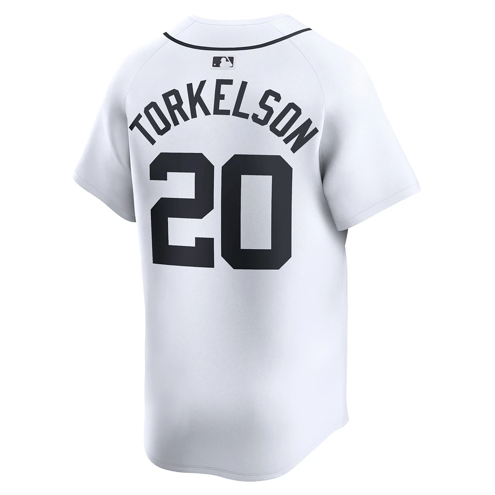 Maillot de joueur Nike Spencer Torkelson blanc Detroit Tigers Home Limited pour jeune