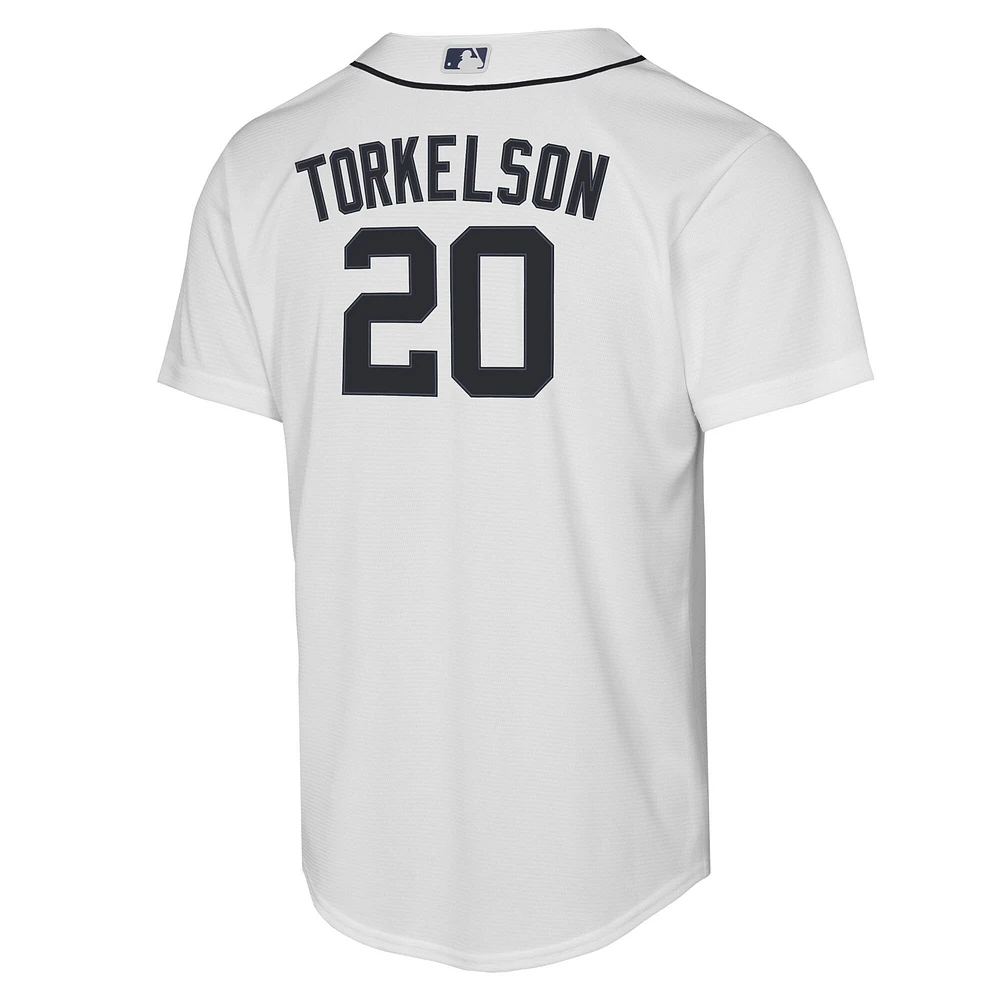 Youth Nike Spencer Torkelson White Detroit Tigers Home Replica Player Jersey