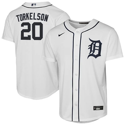 Youth Nike Spencer Torkelson White Detroit Tigers Home Replica Player Jersey