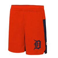 Short extensible 7e manche des Tigers de Detroit orange pour jeune