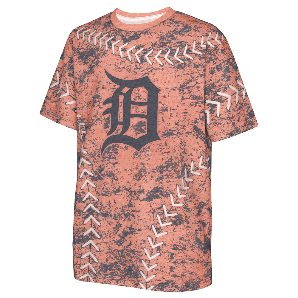 T-shirt orange pour jeunes Detroit Tigers Slide Score Bold
