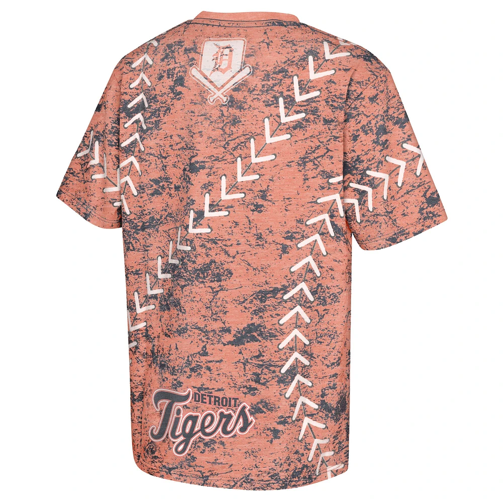 T-shirt orange pour jeunes Detroit Tigers Slide Score Bold