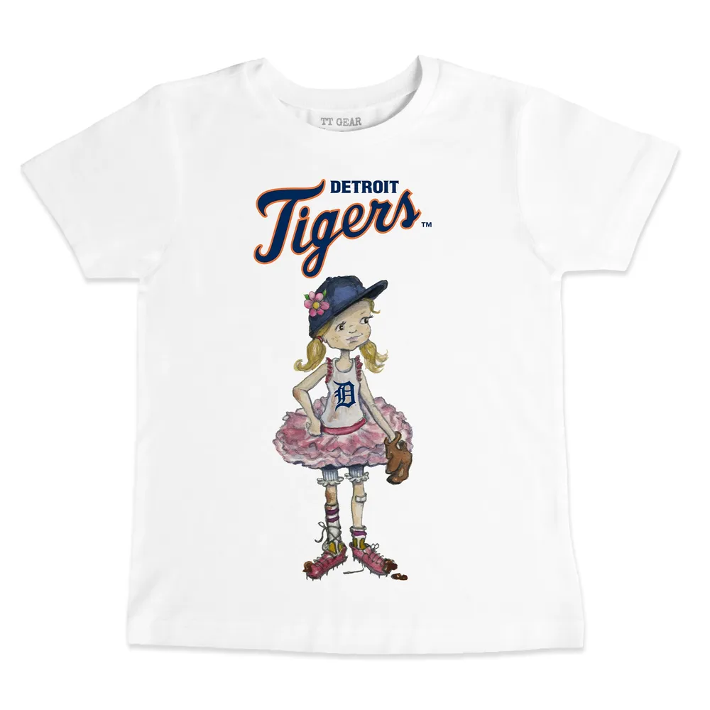 Lids Detroit Tigers Tiny Turnip Youth Baseball Babes T-Shirt