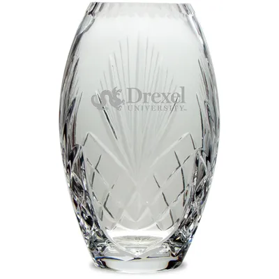 Drexel Dragons 10'' Full Leaded Crystal Vase