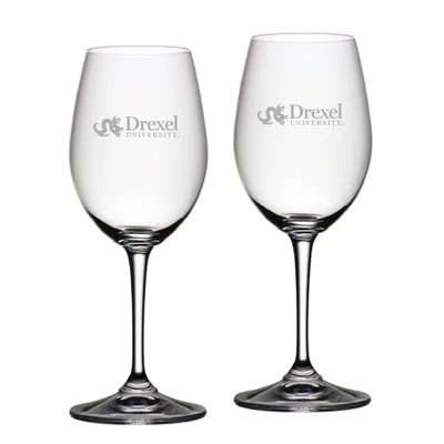 Drexel Dragons 20oz. 2-Piece Riedel Red Wine Glass Set