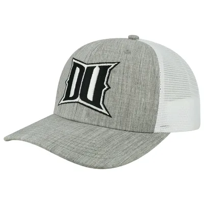 Men's Legacy Athletic Heather Gray/White Drexel Dragons The Champ Trucker Snapback Hat