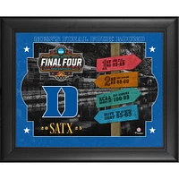 Duke Blue Devils Framed 13" x 16" 2025 NCAA Men's Basketball Tournament March Madness Final Four Collage