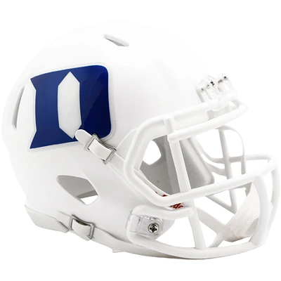 Casque Duke Blue Devils Riddell 2023 White Revolution Speed ​​Mini