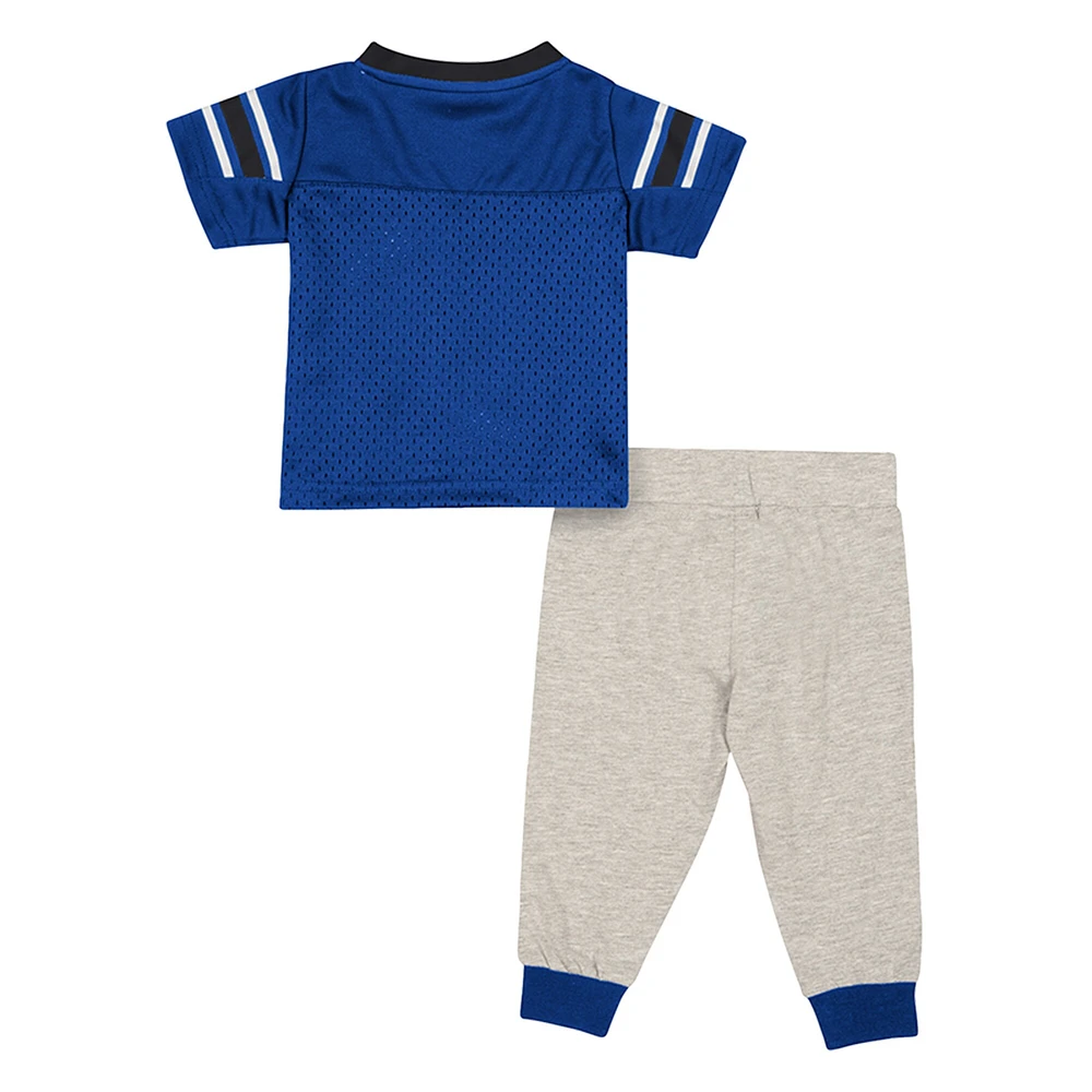 Ensemble maillot et pantalon de football pour bébé Colosseum Duke Blue Devils Field Time