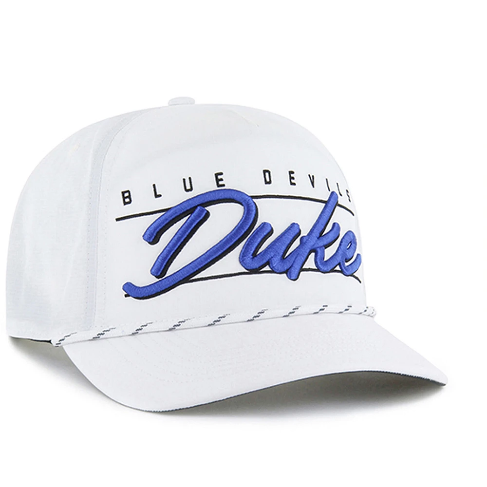 Casquette ajustable Condor Hitch brrr° pour homme, modèle 1947, blanc, Duke Blue Devils