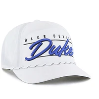 Casquette ajustable Condor Hitch brrr° pour homme, modèle 1947, blanc, Duke Blue Devils