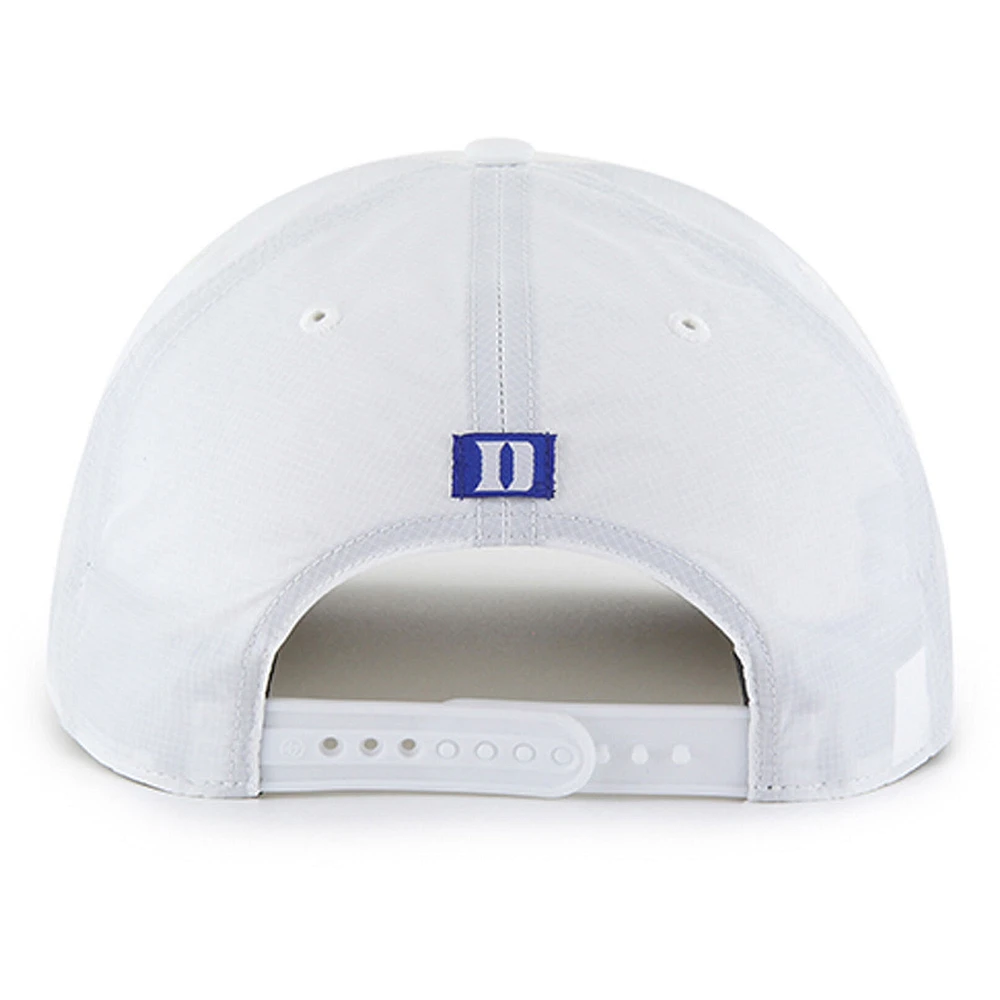 Casquette ajustable Condor Hitch brrr° pour homme, modèle 1947, blanc, Duke Blue Devils
