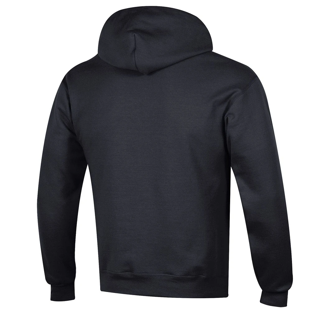 Men's Champion  Black Duke Blue Devils Basic Arch Fleece Pullover Hoodie