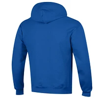 Men's Champion  Royal Duke Blue Devils Basic Arch Fleece Pullover Hoodie