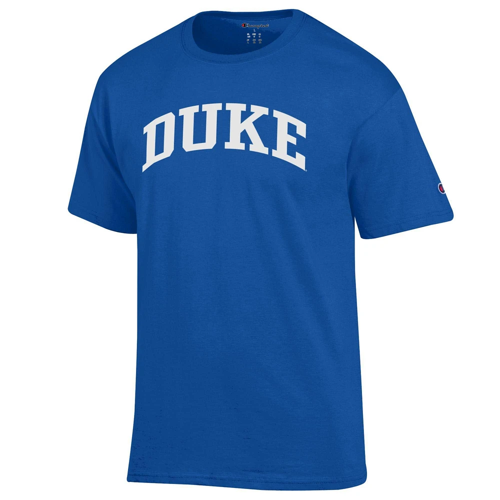 Men's Champion  Royal Duke Blue Devils Basic Arch T-Shirt