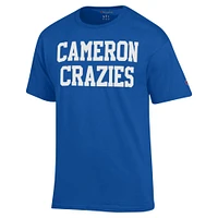 T-shirt Champion Homme Royal Duke Blue Devils Cameron Crazies