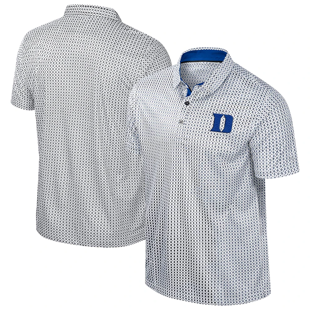 Polo Marty Rival pour homme Colosseum Black Duke Blue Devils de grande taille