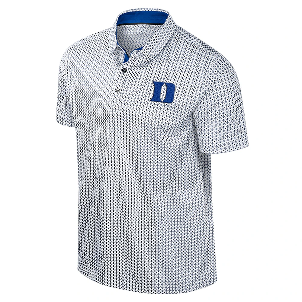 Polo Marty Rival pour homme Colosseum Black Duke Blue Devils de grande taille