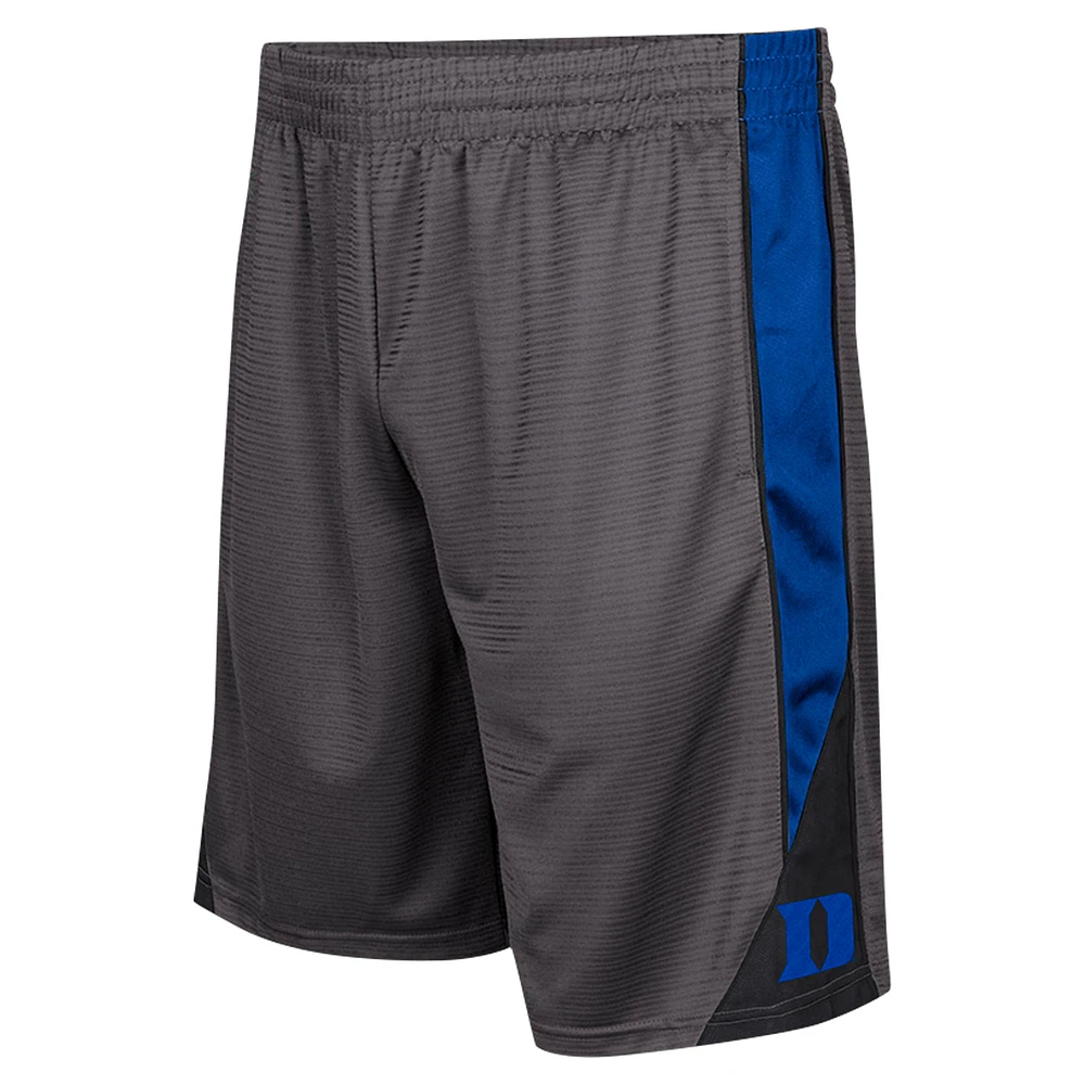 Men's Colosseum Charcoal Duke Blue Devils Turnover Shorts