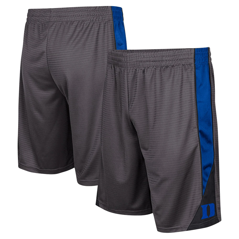 Short Colosseum Charcoal Duke Blue Devils Turnover pour hommes