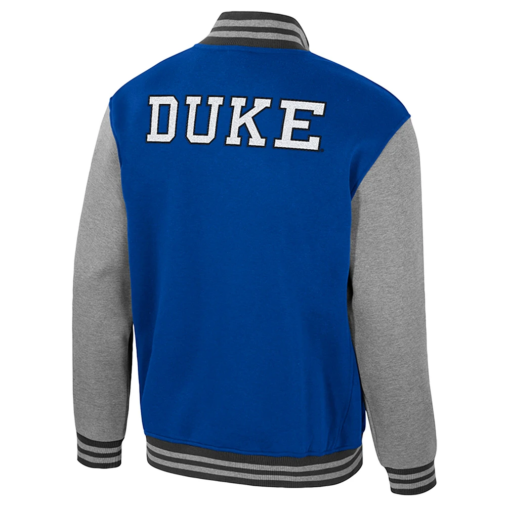 Veste universitaire entièrement zippée Ambi-Turner des Blue Devils Colosseum Royal Duke pour homme