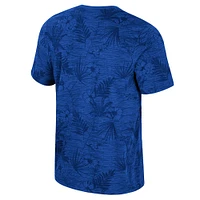 Men's Colosseum Royal Duke Blue Devils Floral Printed T-Shirt