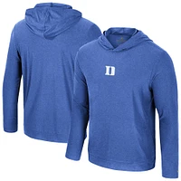 Men's Colosseum Royal Duke Blue Devils Long Sleeve T-Shirt Hoodie
