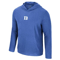 Men's Colosseum Royal Duke Blue Devils Long Sleeve T-Shirt Hoodie