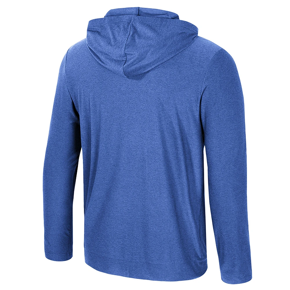 Men's Colosseum Royal Duke Blue Devils Long Sleeve T-Shirt Hoodie