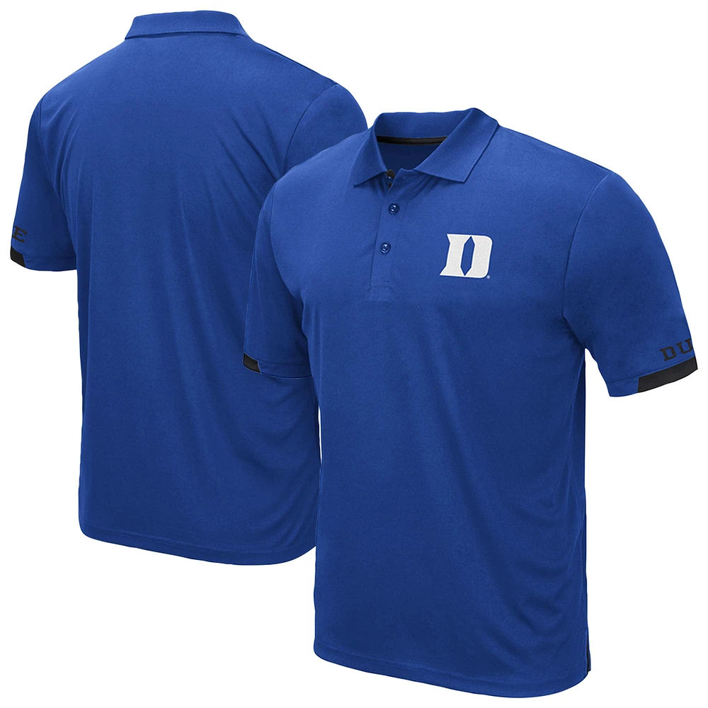 Men's Colosseum Royal Duke Blue Devils Santry Polo