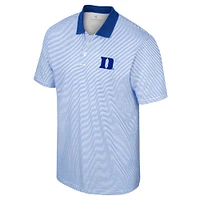 Polo à rayures Devils Colosseum blanc/bleu Royal Duke pour hommes