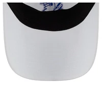 Men's New Era White Duke Blue Devils Active Ripstop 9TWENTY Adjustable Hat