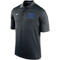 Men's Nike Black Duke Blue Devils Big & Tall Primary Logo Varsity Performance Polo