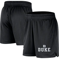 Men's Nike Black Duke Blue Devils Mesh Performance Shorts