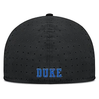 Men's Nike Black Duke Blue Devils On-Field Dugout True Performance Fitted Hat