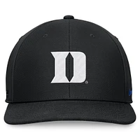 Men's Nike Black Duke Blue Devils On-Field Pro Bill Snapback Hat