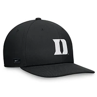 Men's Nike Black Duke Blue Devils On-Field Pro Bill Snapback Hat