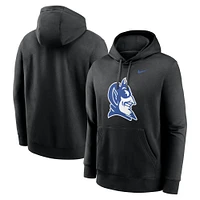 Sweat à capuche en polaire Nike Black Duke Blue Devils Primetime Alternate Logo Club pour homme