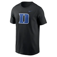 T-shirt Nike noir Duke Blue Devils Primetime Evergreen pour homme