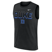 Men's Nike Black Duke Blue Devils Primetime Tricode Legend Performance Tank Top