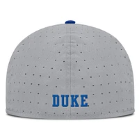 Casquette ajustée Nike grise Duke Blue Devils On-Field Dugout True Performance pour homme
