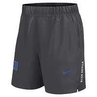 Men's Nike Gray Duke Blue Devils Primetime Woven Victory Performance Shorts